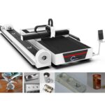 2023 Metal Sheet And Tube Fiber Laser Cutting Machine CNC Steel Plate And Pipe Fiber Laser Cutter For Aluminum